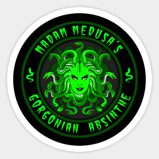 MADAM MEDUSA - GORGONIAN ABSINTHE Sticker